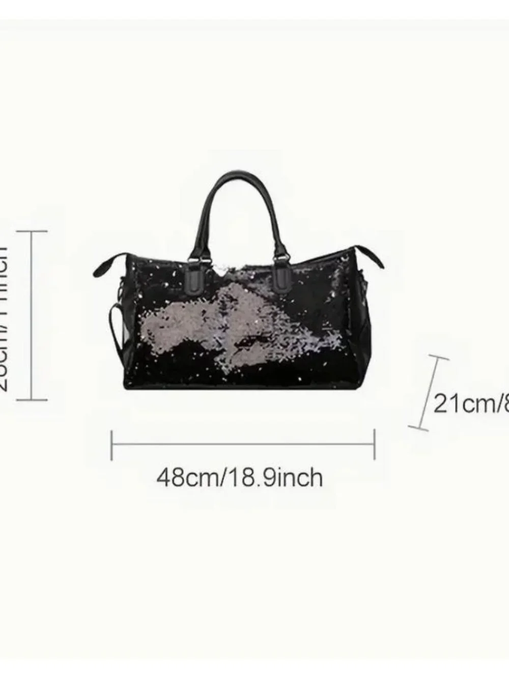 Large Capacity Shoulder Bag for Men Business Travel Sports